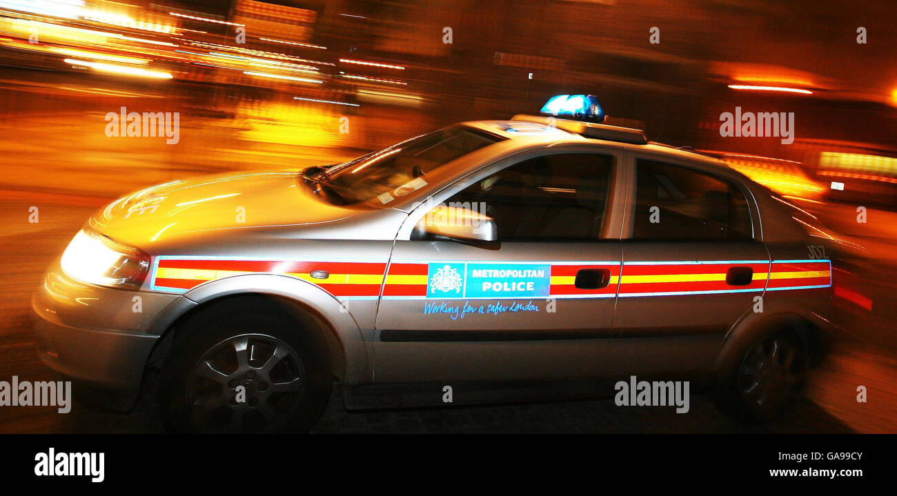 Police chase drivers 'take unnecessary risks' Stock Photo
