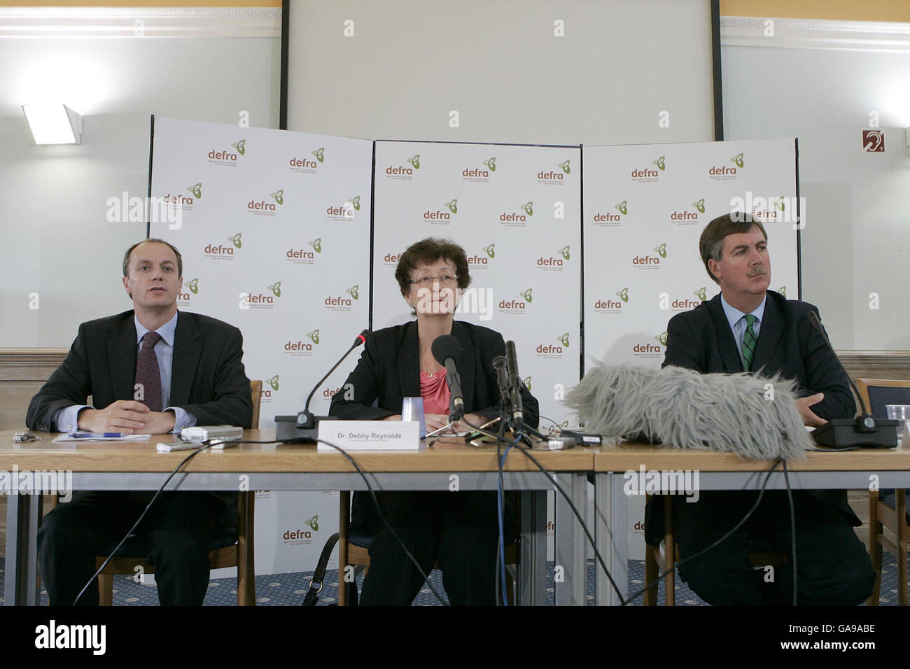 From left: Steven Morris, Defra Director of Communications; Debbie ...