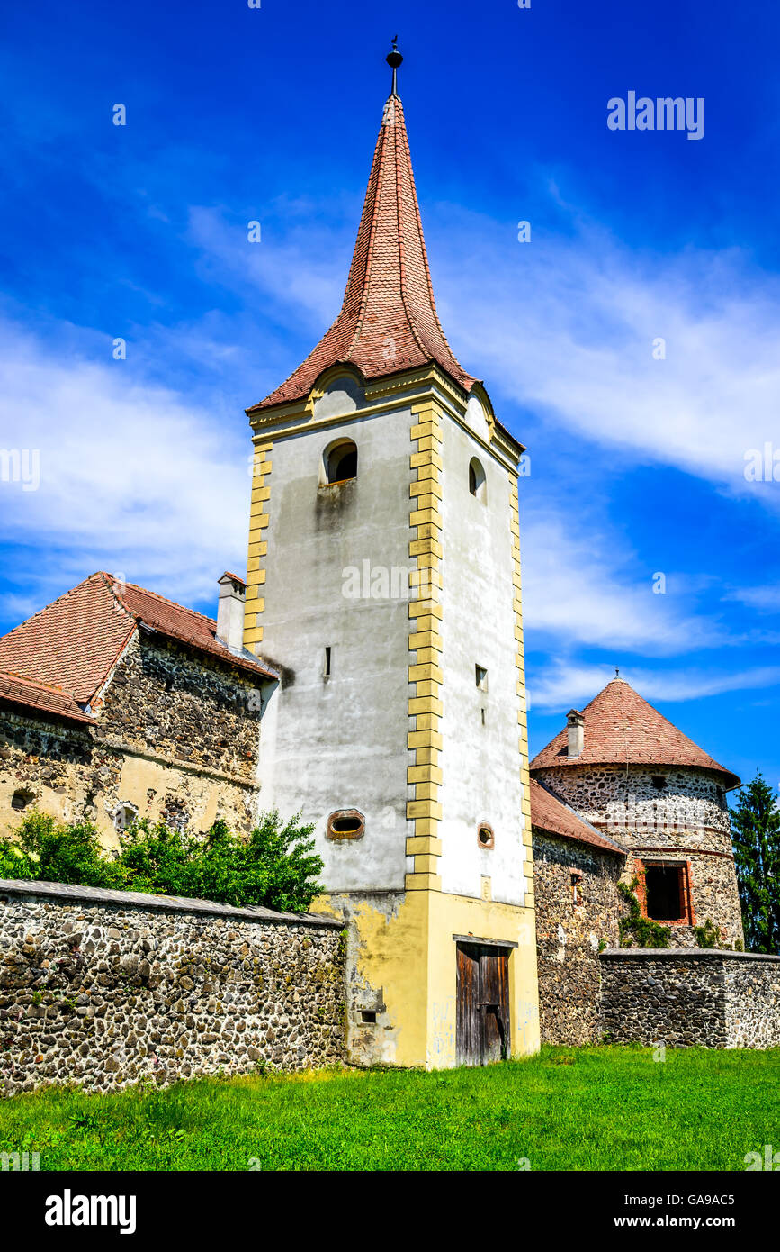 Transylvania, Romania. Bethlen Castle, built in 17th century in Racos, Brasov county, by local hungarian nobles. Stock Photo