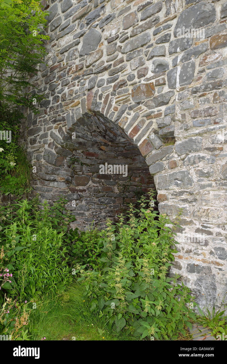 Old Lime Kiln at Mouth Mill, near Clovelly, Devon Stock Photo