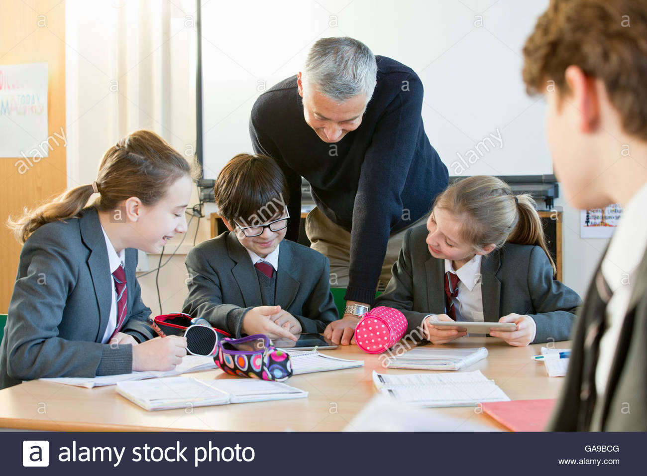 helping middle school students with homework