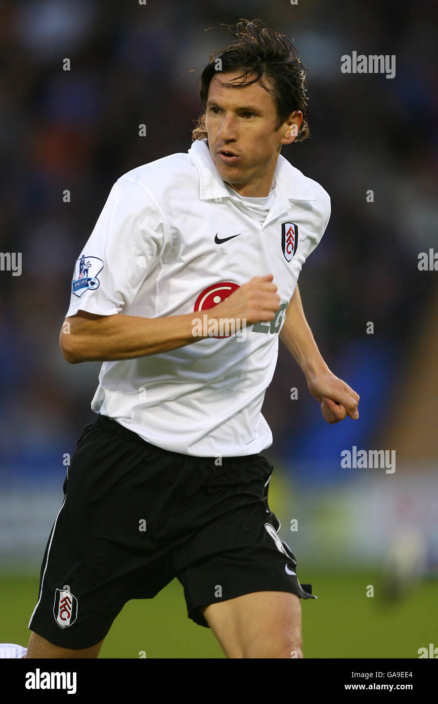 Soccer - Carling Cup - Second Round - Shrewsbury Town v Fulham - New Meadow. Alexey Smertin, Fulham Stock Photo