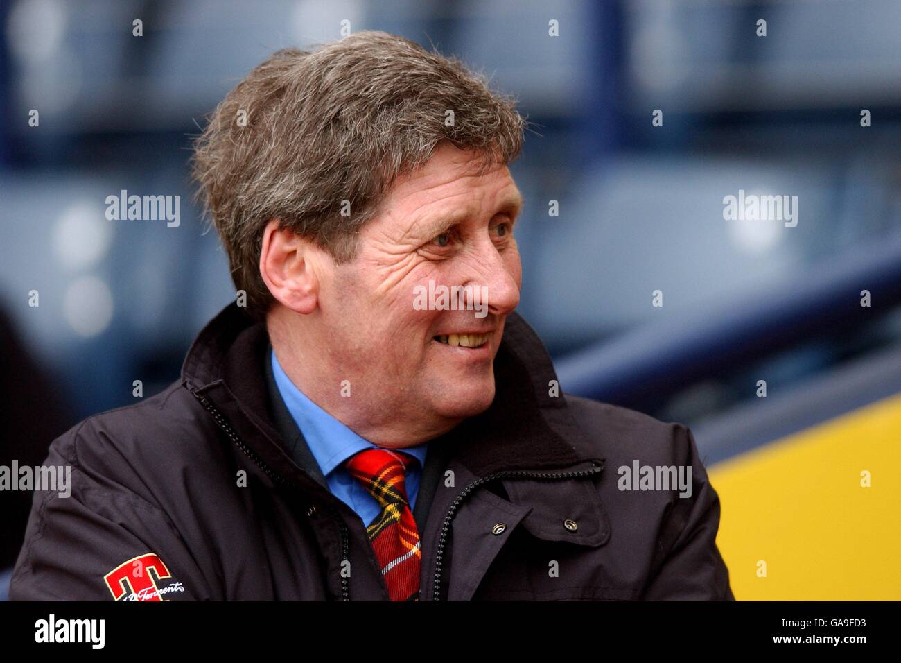 Scottish Soccer - Tennants Scottish Cup - Semi Final - Rangers v Partick Thistle. John Lambie, Partick Thistle Manager Stock Photo