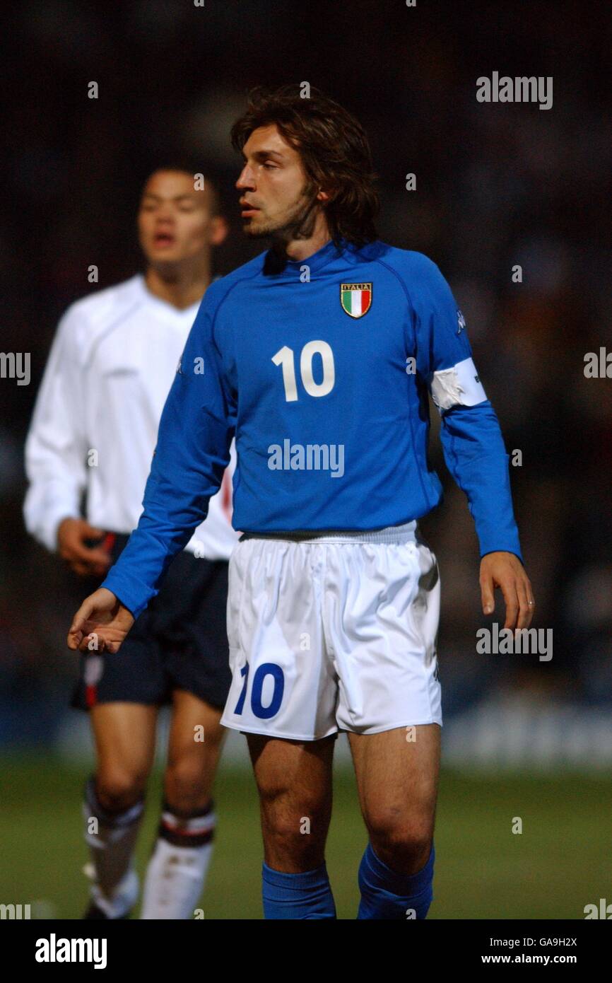 International Soccer Under 21 Friendly England v Italy. Andrea