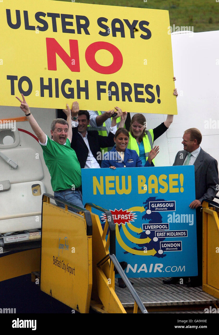 Ryanair announce new route Stock Photo Alamy