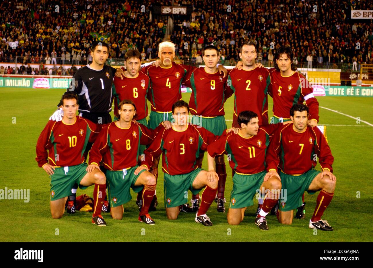 International Soccer - Friendly - Portugal v Brazil. Portugal team