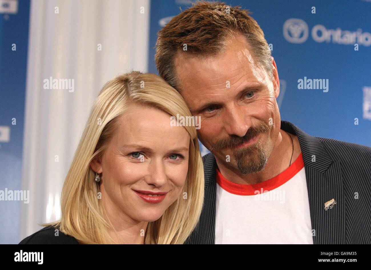 Naomi Watts and Viggo Mortensen attend the 'Eastern Promises' press  conference during the Toronto International Film Festival 2007 held at the  Sutton Place Hotel Stock Photo - Alamy