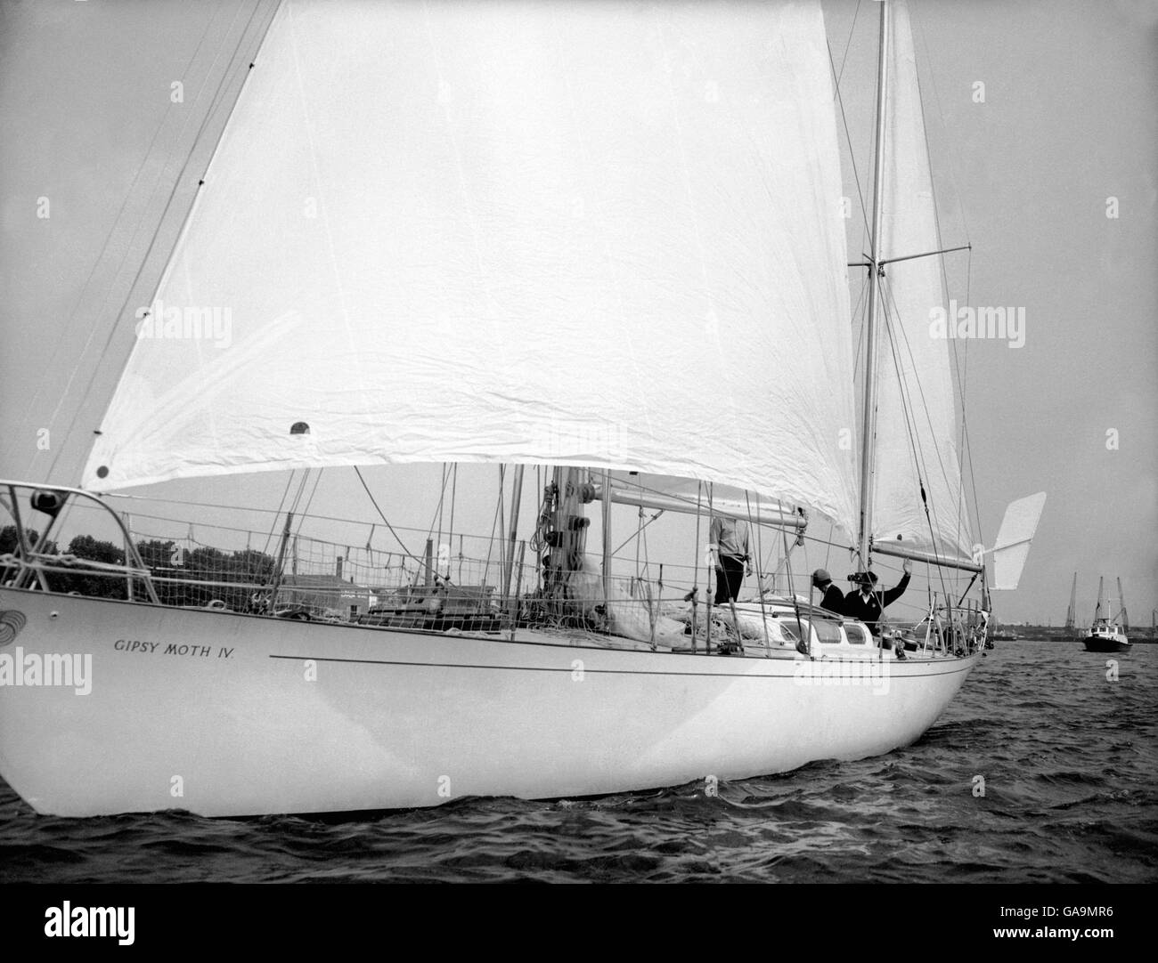 Sailing francis chichester sails around the world hires stock