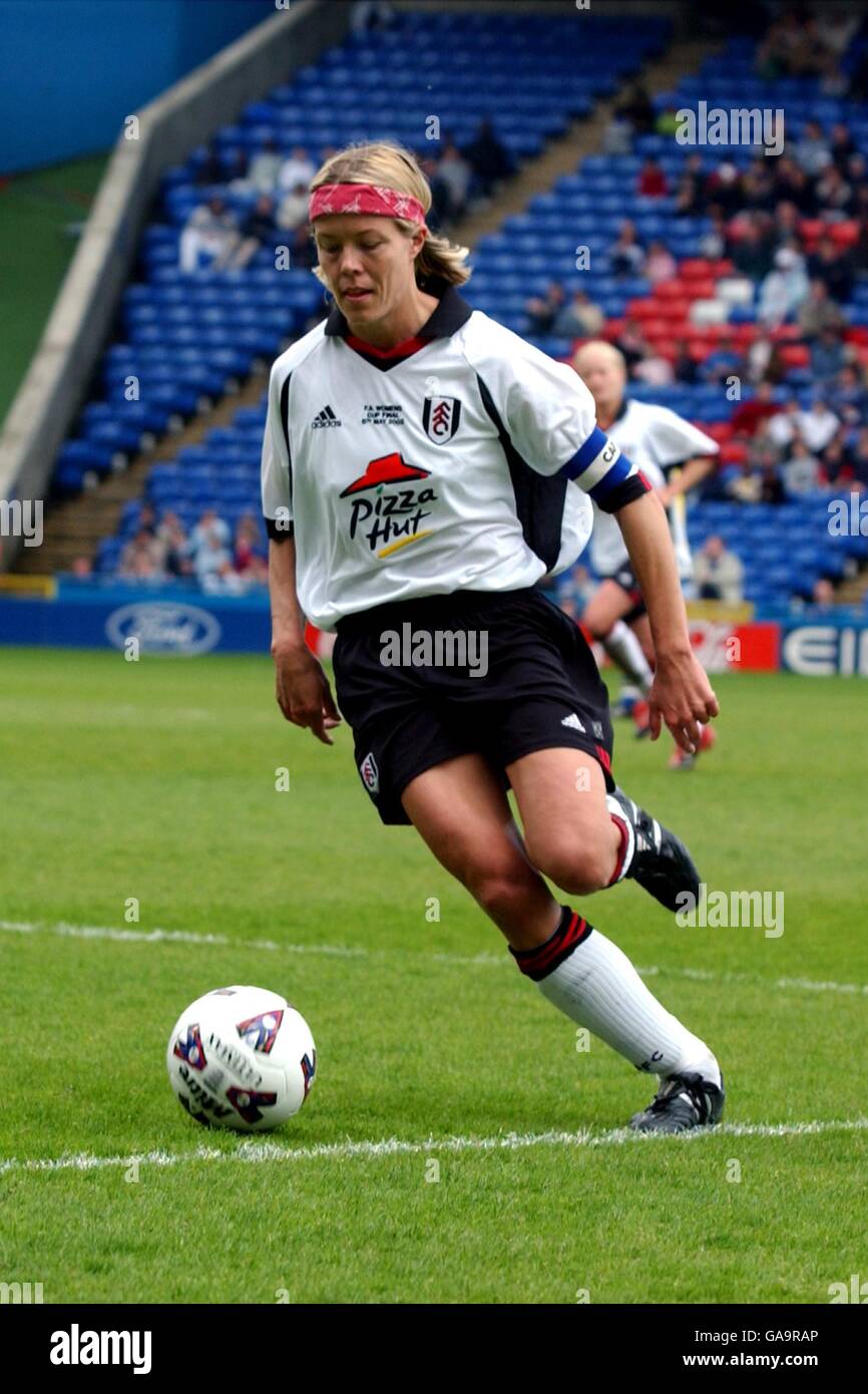 Women's Soccer - AXA FA Women's Cup Final - Fulham Ladies v Doncater Belles Stock Photo