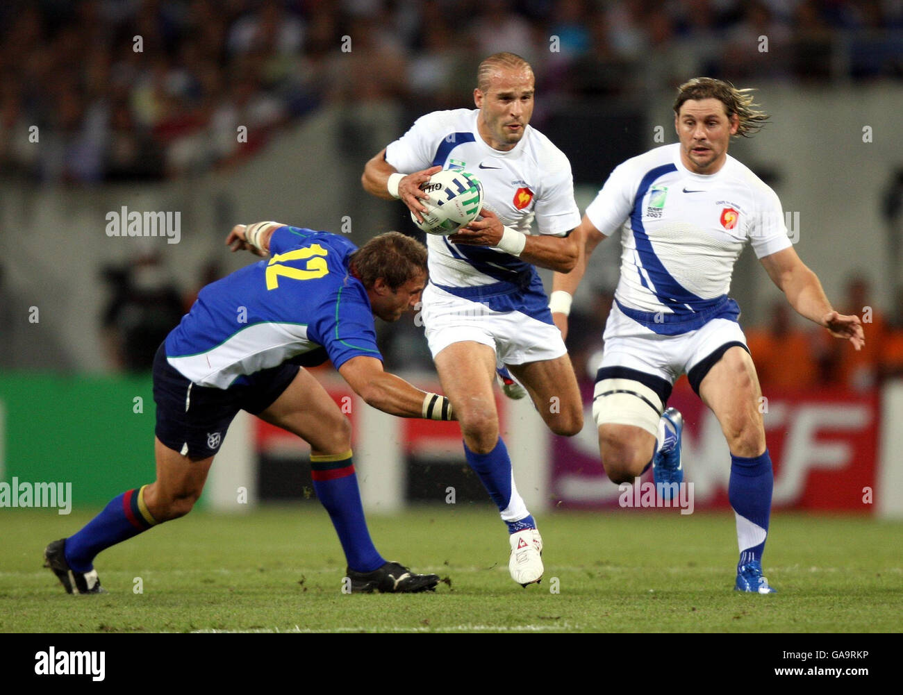 Rugby tackle fly hi-res stock photography and images - Alamy