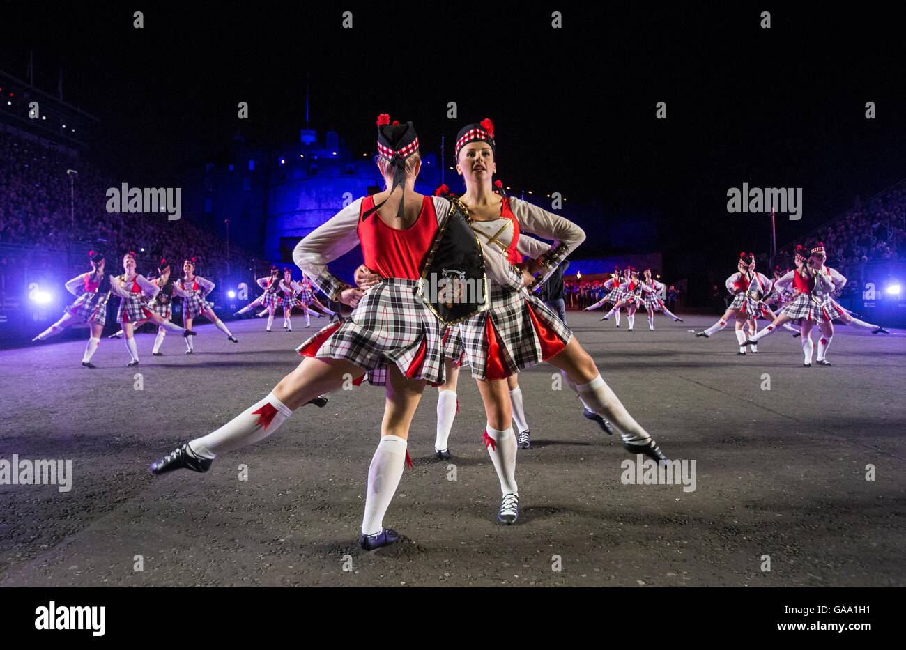 Edinburgh, Scotland, UK. 5th August, 2016. Royal Edinburgh Military Tattoo  at Edinburgh Castle Credit: Richard Dyson/Alamy Live News Stock Photo -  Alamy