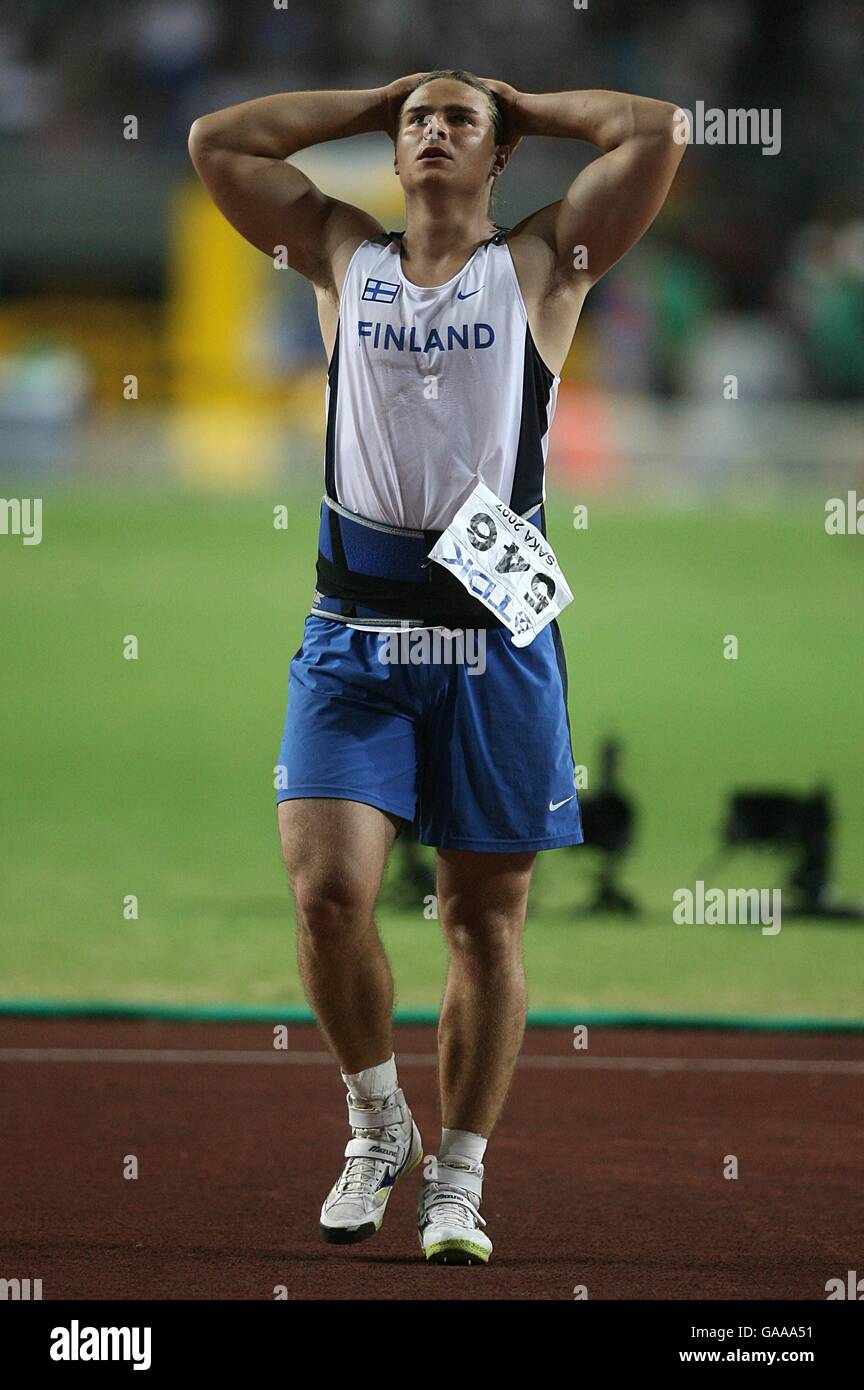 Athletics - IAAF World Athletics Championships - Osaka 2007 - Nagai Stadium Stock Photo