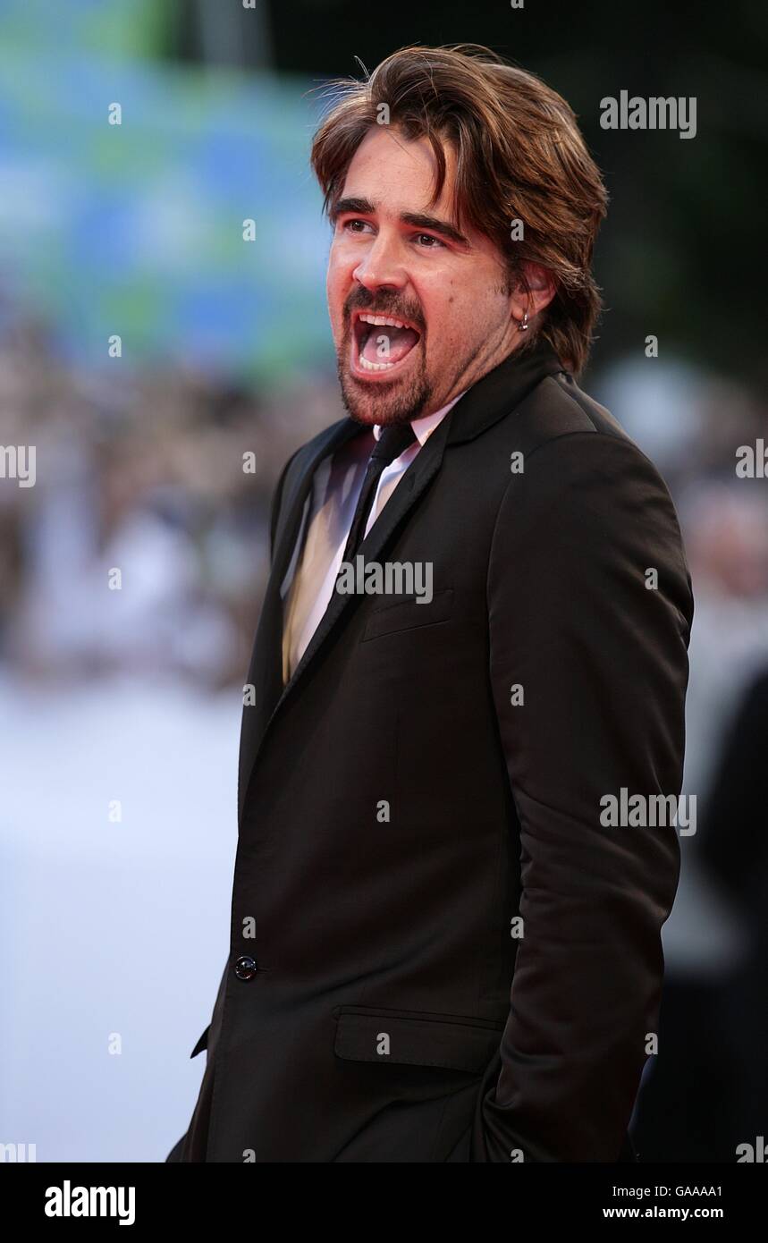 Venice Film Festival - Cassandra's Dream Premiere. Colin Farrell arrives for the premiere of 'Cassandra's Dream' during the Venice Film Festival in Italy Stock Photo