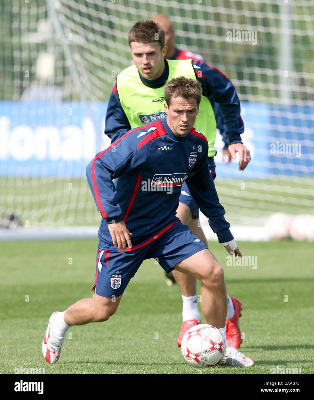 Soccer - UEFA European Championship 2008 Qualifying - Group E - England v Israel - Training - London Colney Stock Photo