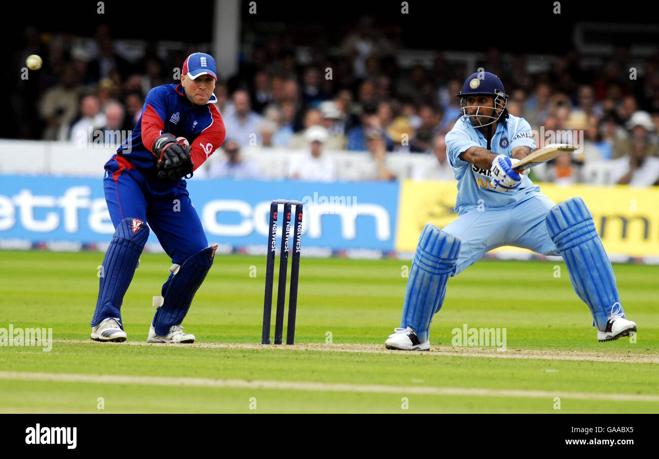 Cricket - Seventh NatWest One Day International - England v India - Lord's Stock Photo