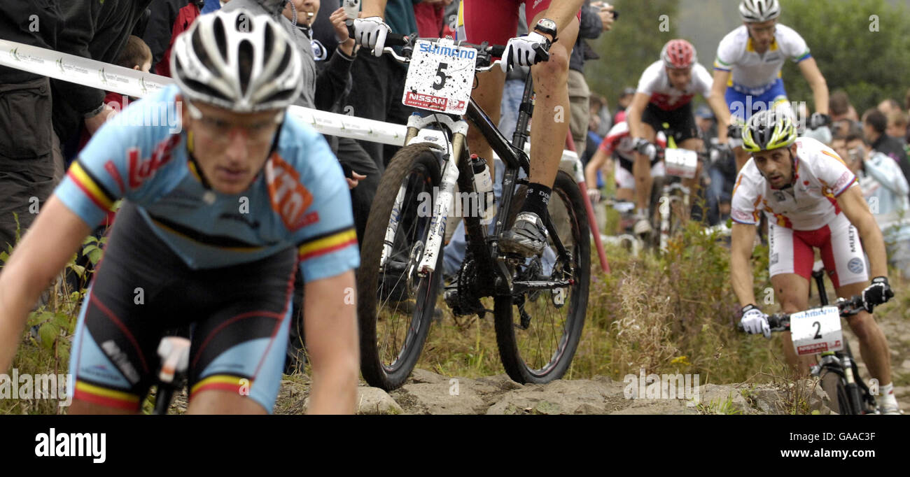Mountain bike trials World Championship Stock Photo Alamy