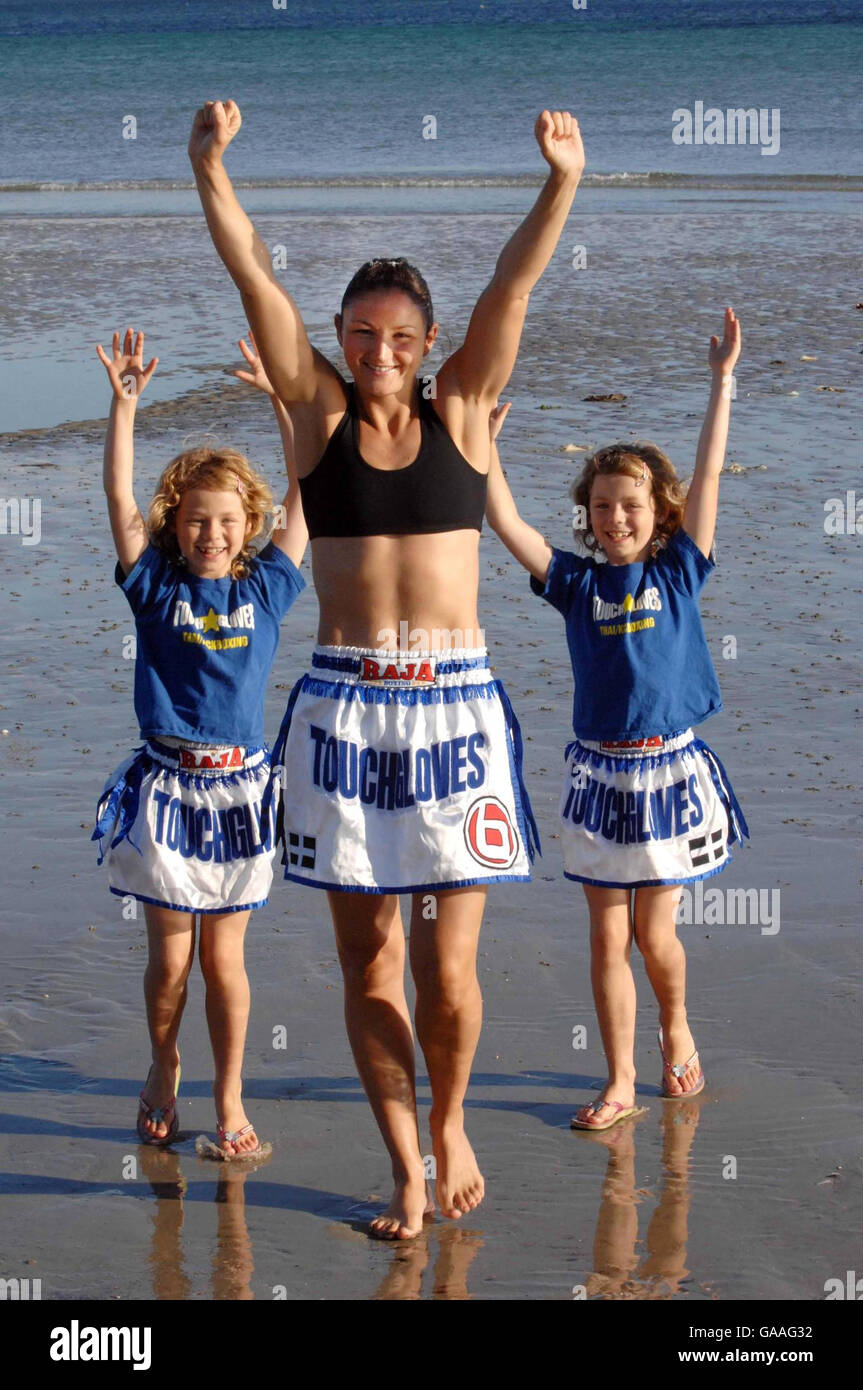 Kickboxing Champ Julie Kitchen Stock Photo Alamy