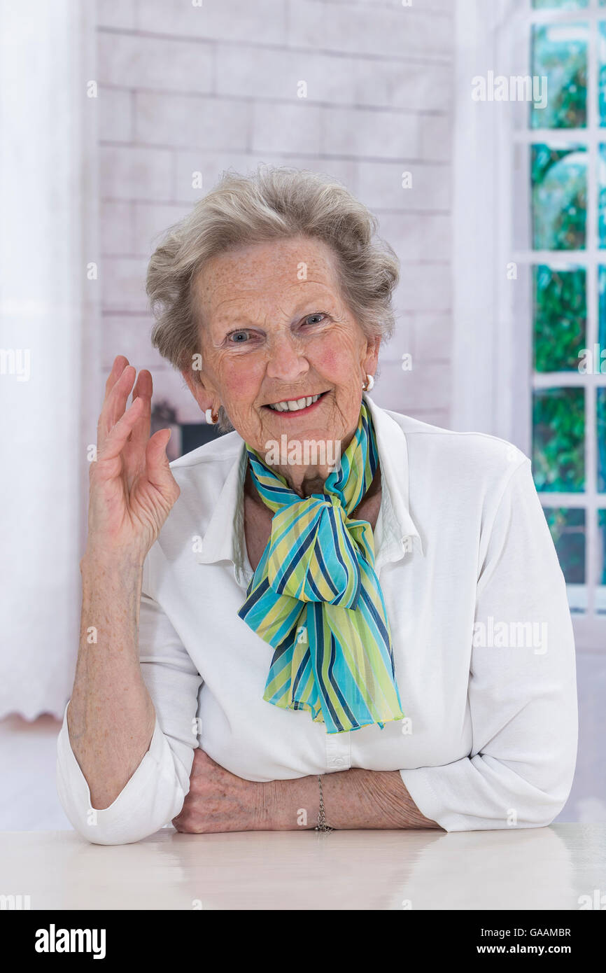 Slim attractive senior woman hi-res stock photography and images - Alamy