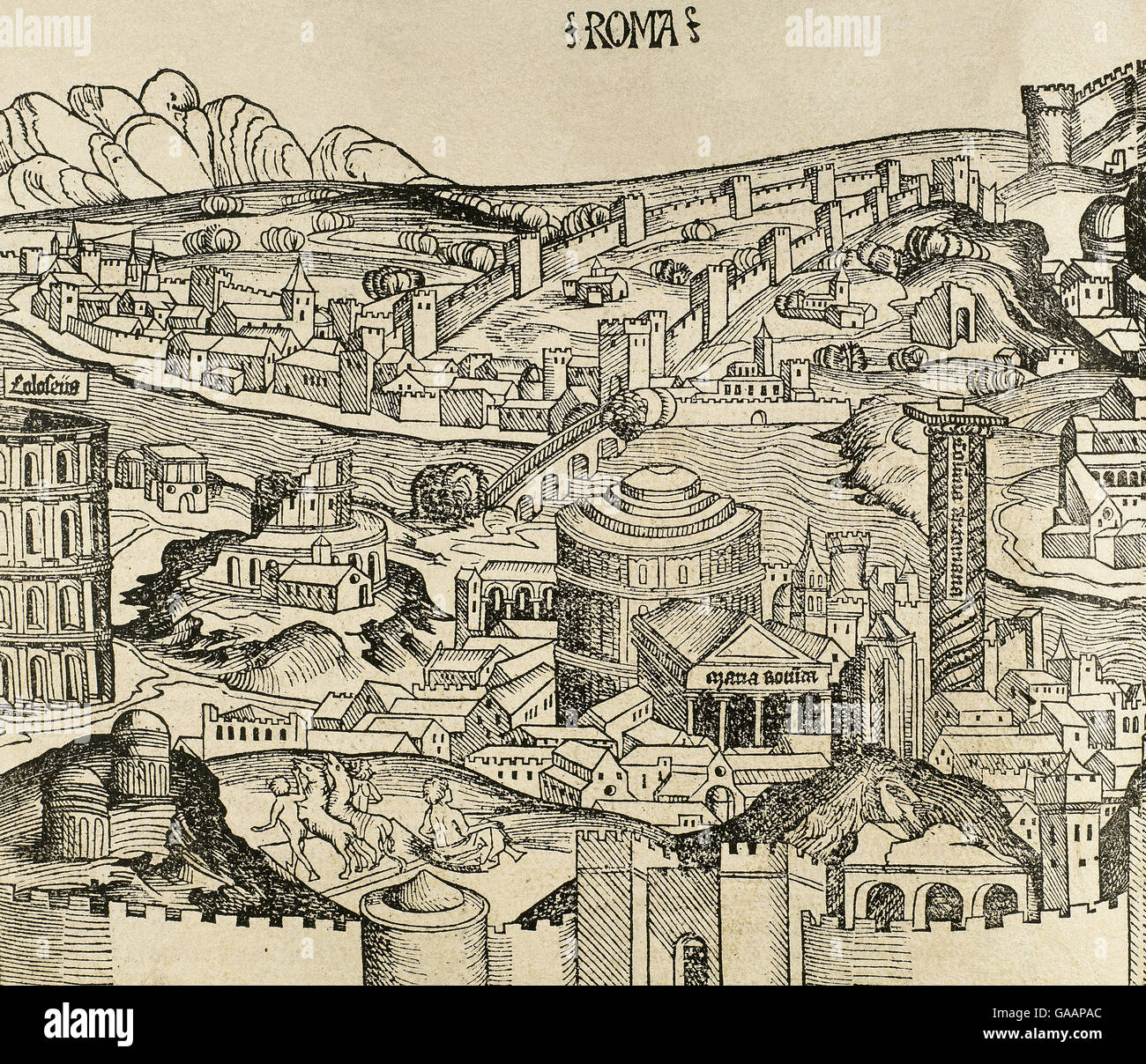 Anonymous, Italian, 16th century | Design for a Bookcase