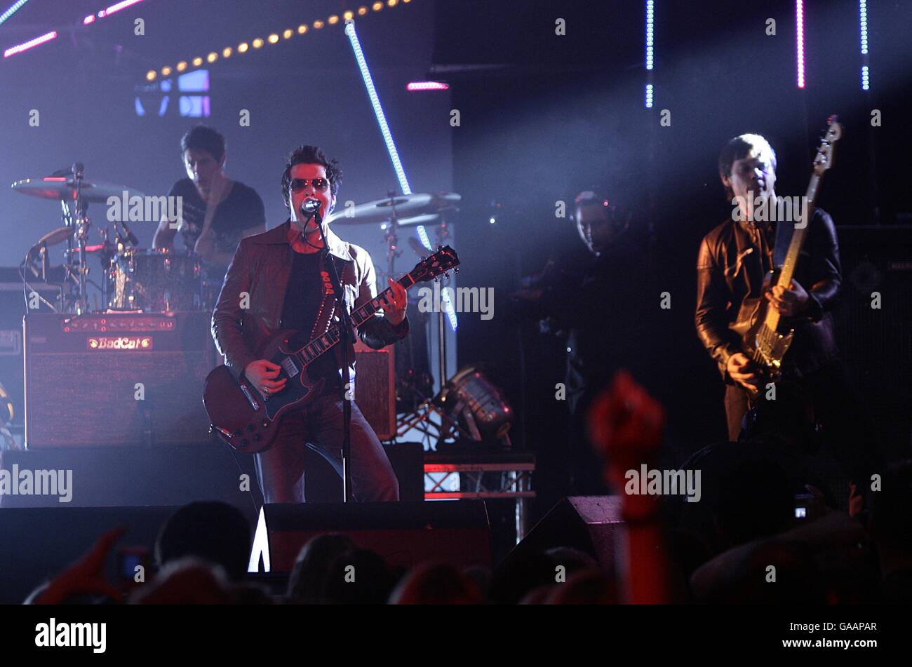 The Stereophonics perform during the Vodafone Live Music Awards 2007 at Brompton Hall, Earls Court, London, SW5. Stock Photo