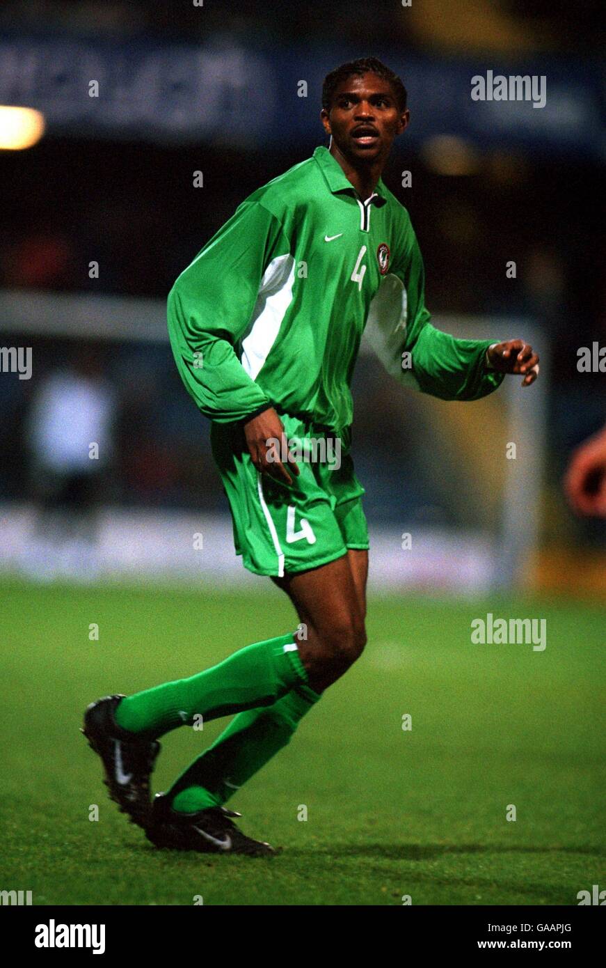 International Soccer - Friendly - Paraguay v Nigeria. Nwankwo Kanu, Nigeria Stock Photo