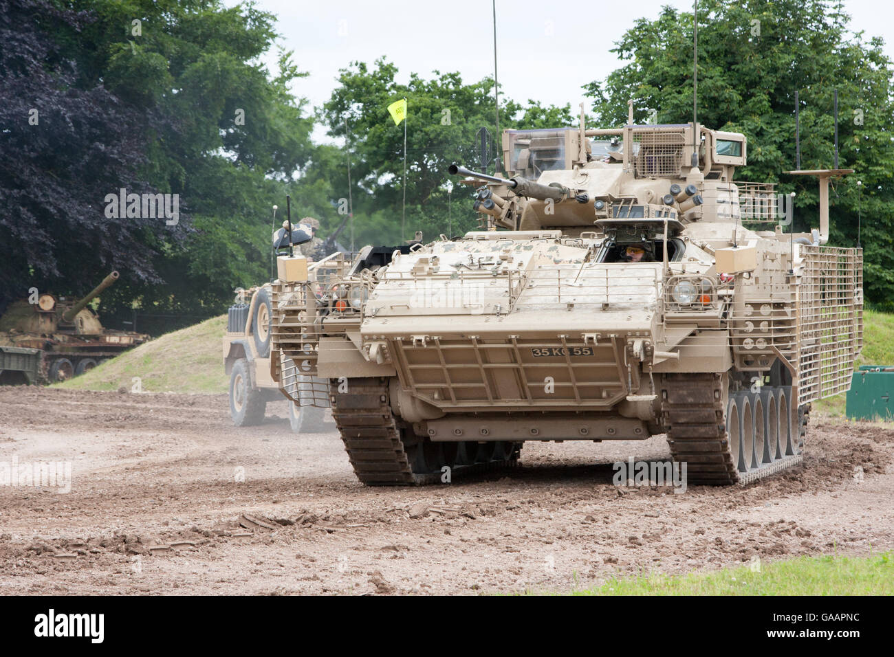 Warrior 510 Infantry Fighting Vehicle at Tankfest 2016 Stock Photo