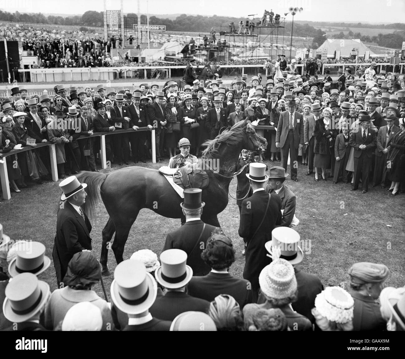 Horse Racing - The Derby Stakes - Epsom Stock Photo