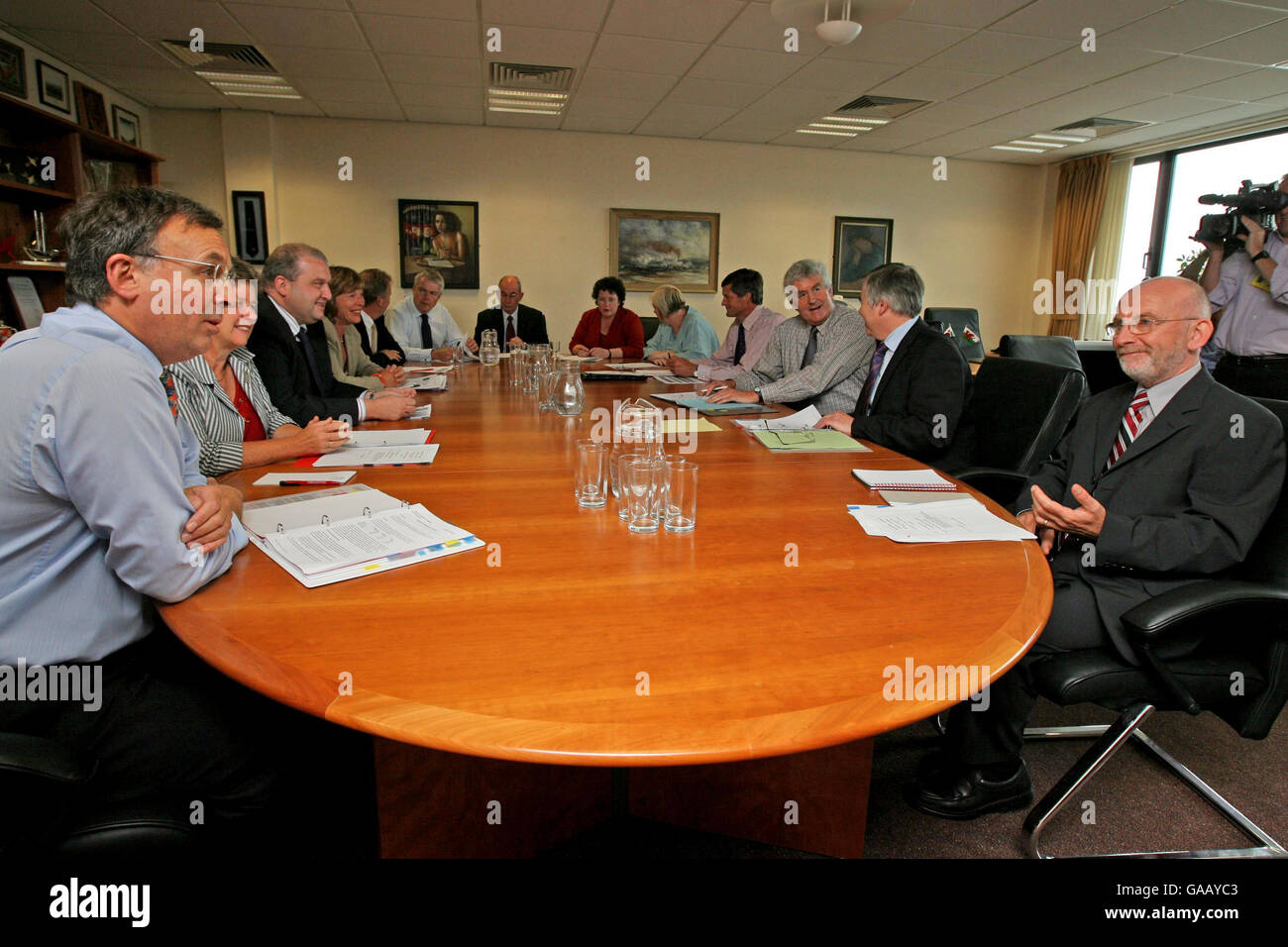 Welsh cabinet photo Stock Photo