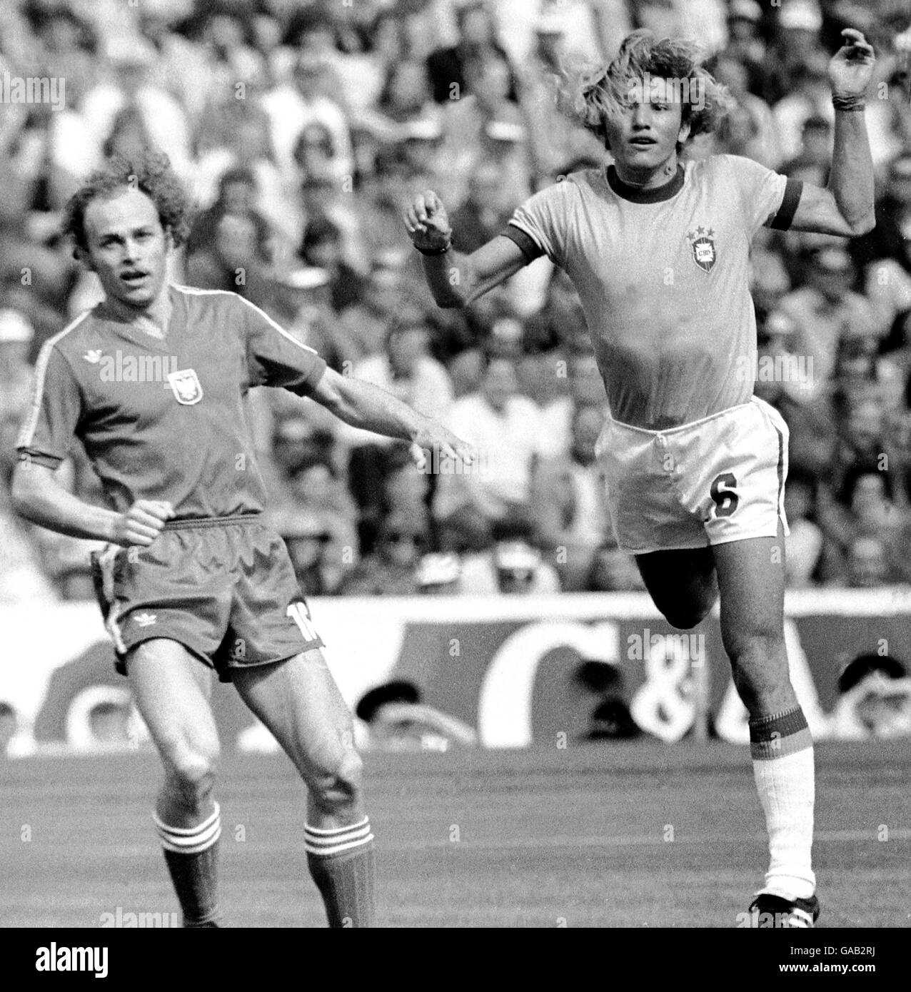 Soccer - FIFA World Cup 1974 West Germany - Third Place Match - Brazil v Poland - Olympic Stadium, Munich Stock Photo