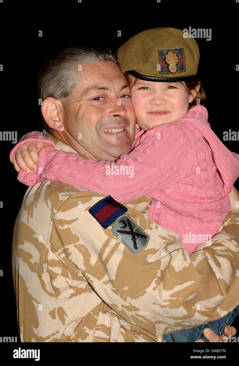 Grenadier guards return Stock Photo Alamy