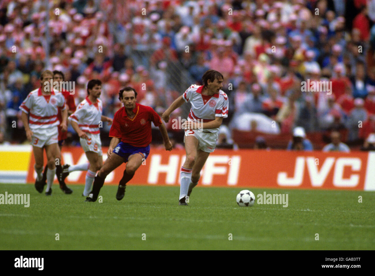 Soccer - European Championships - Euro 88 West Germany - Group One - Denmark  v Spain - AWD Arena Stock Photo - Alamy