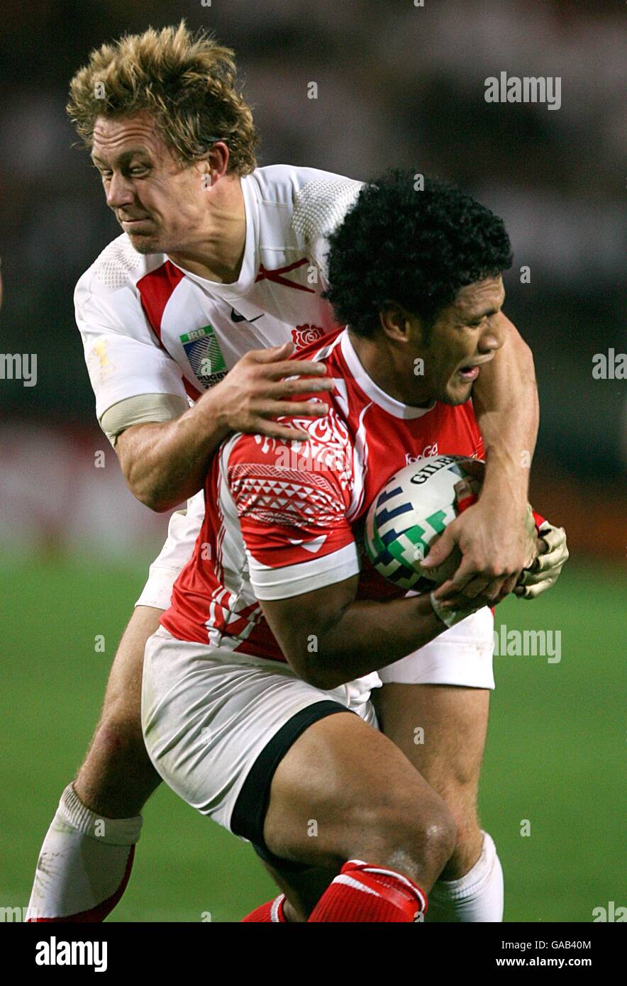 Rugby Union - IRB Rugby World Cup - Pool A - England v Tonga - Parc des ...