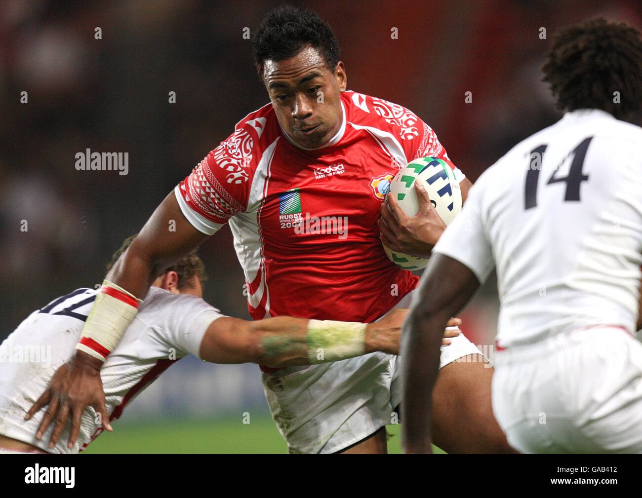 Rugby Union IRB Rugby World Cup Pool A England v Tonga Parc des