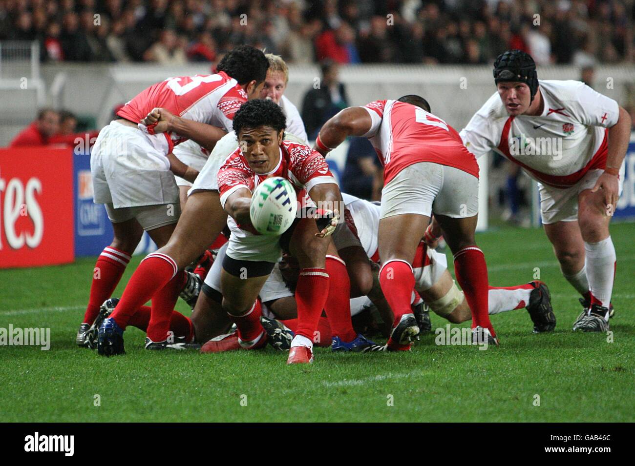 Rugby Union - IRB Rugby World Cup - Pool A - England v Tonga - Parc des  Princes Stock Photo - Alamy