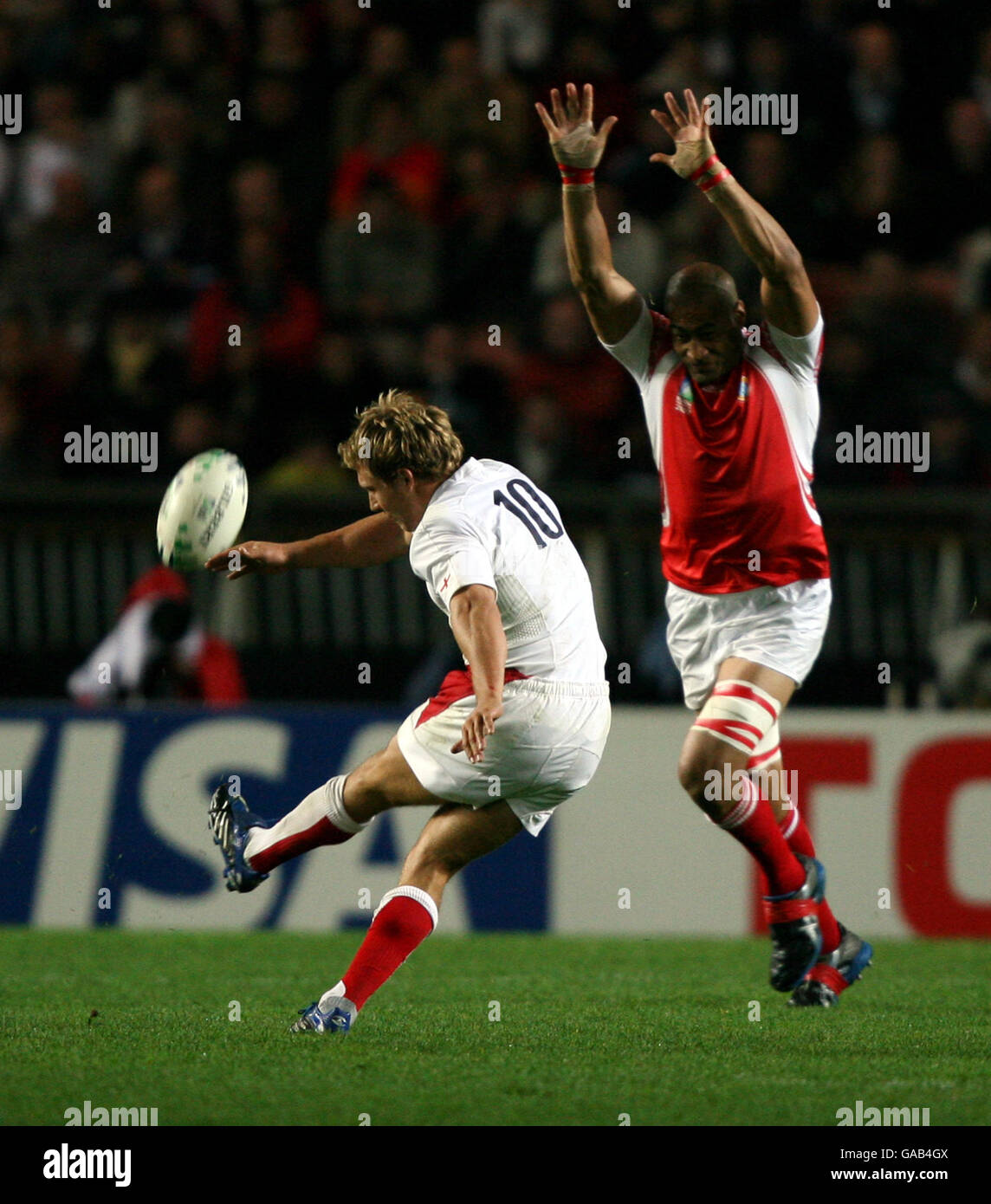 Rugby Union - IRB Rugby World Cup - Pool A - England v Tonga - Parc des ...