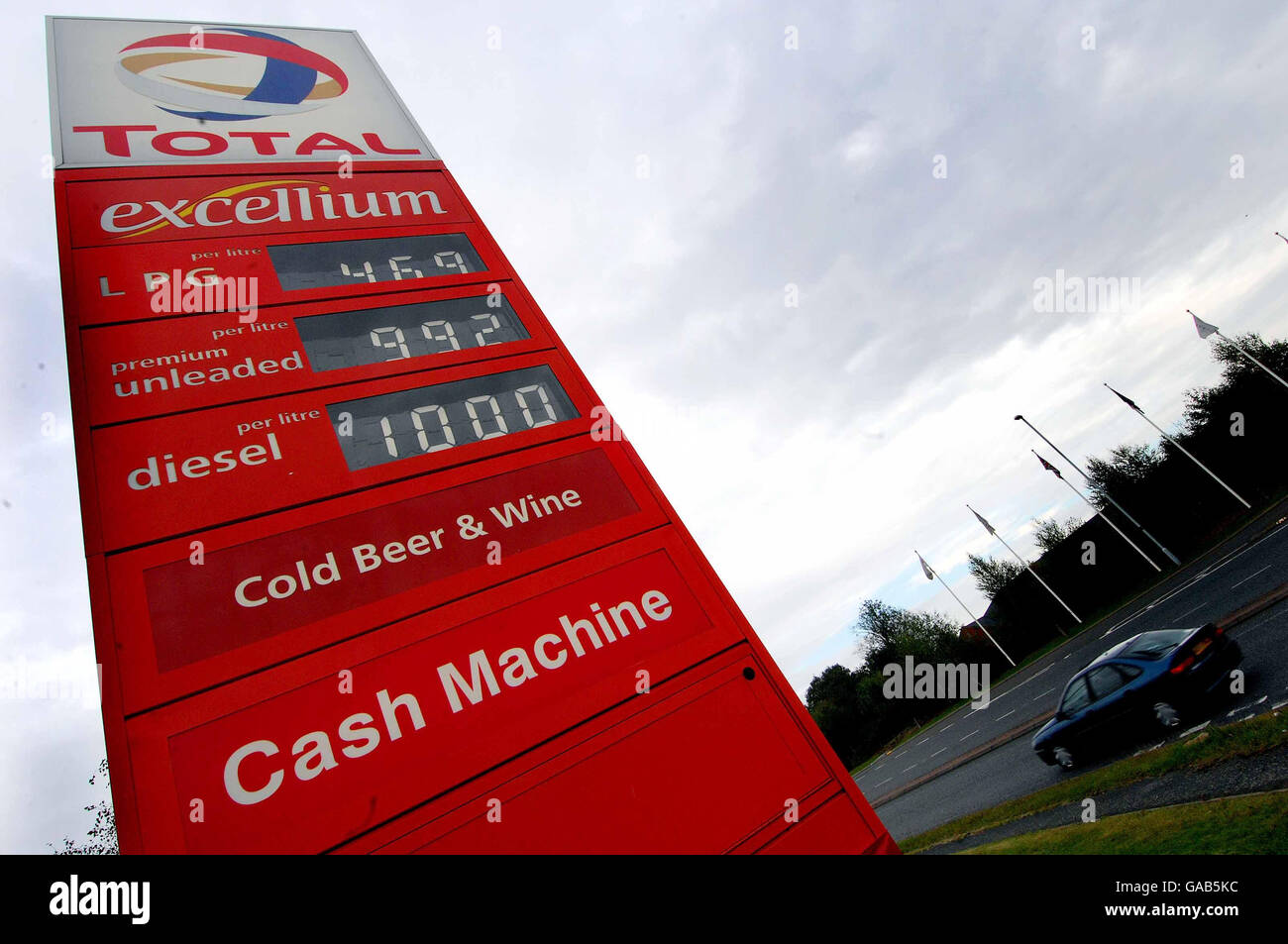 Fuel price increase Stock Photo Alamy