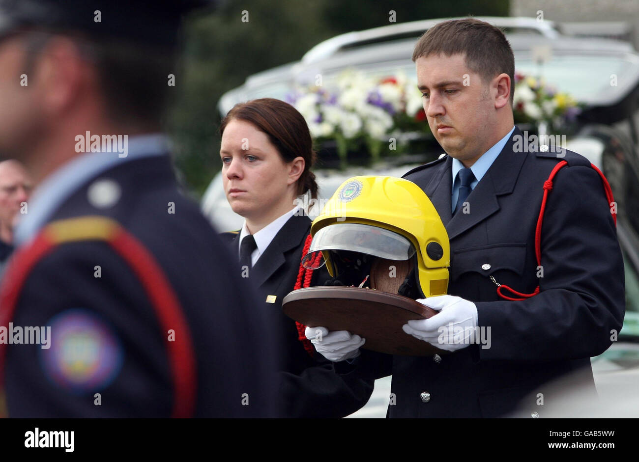 Mark O'Shaughnessy funeral Stock Photo Alamy