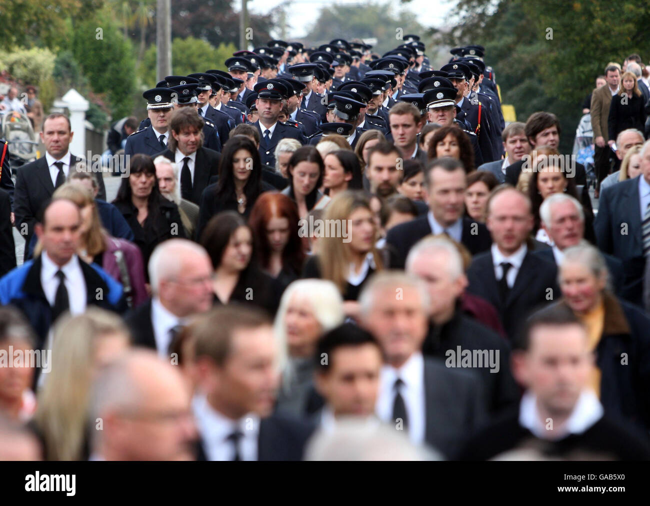 Mark O'Shaughnessy funeral Stock Photo Alamy