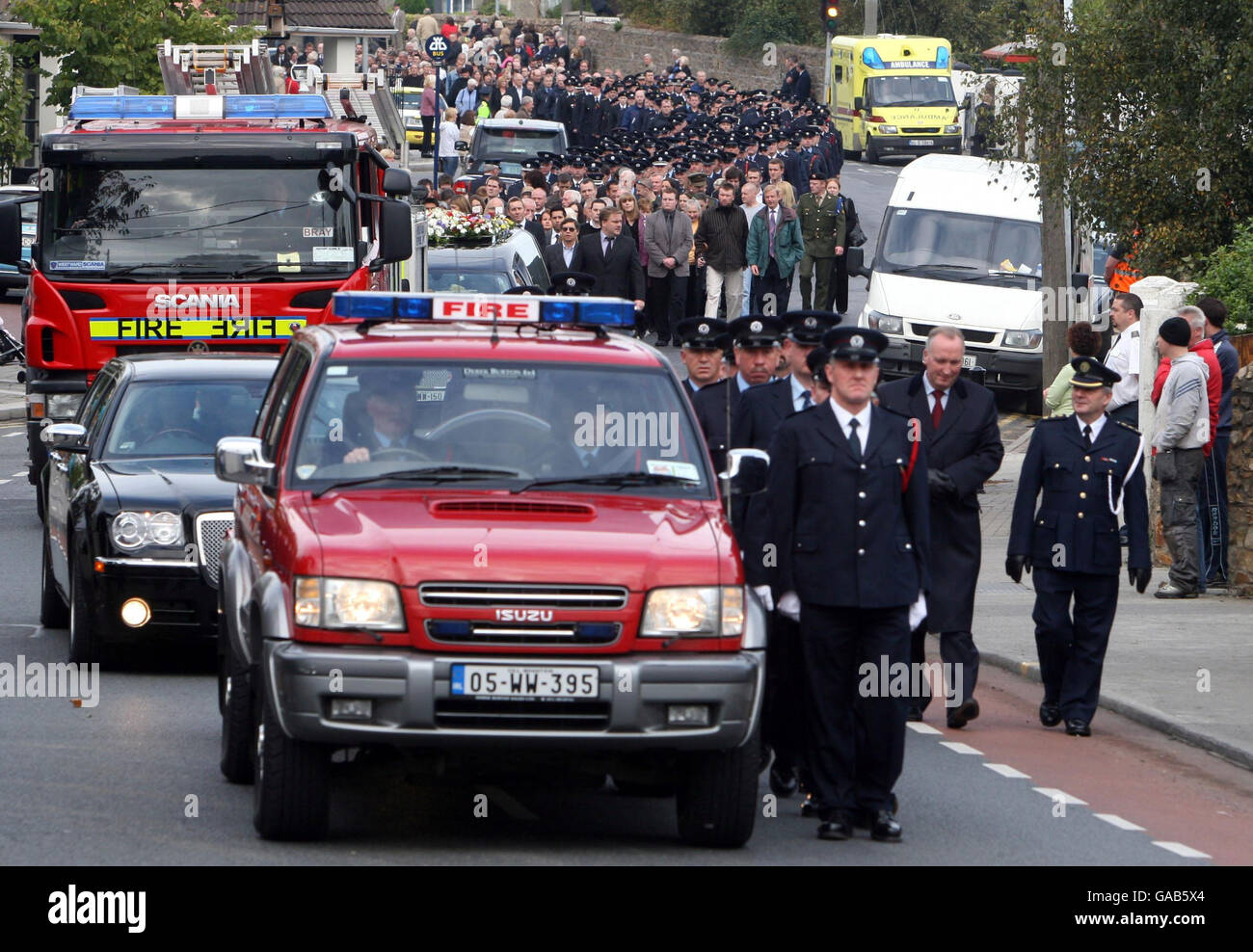 Mark O'Shaughnessy funeral Stock Photo Alamy
