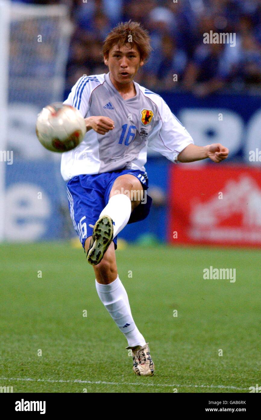 Soccer FIFA World Cup 2002 Group H Japan v Belgium Stock Photo