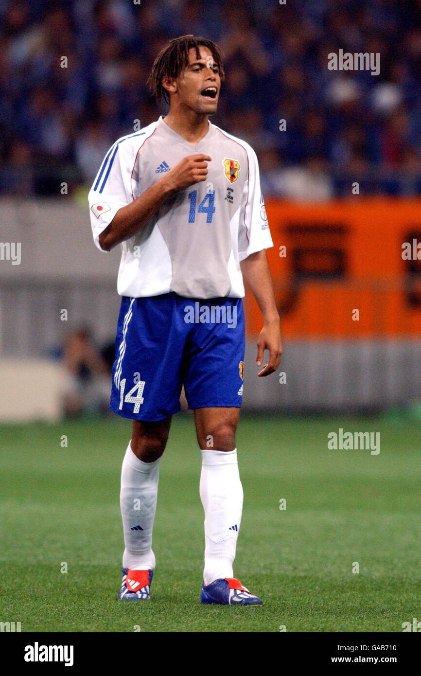 Soccer FIFA World Cup 2002 Group H Japan v Belgium Stock Photo