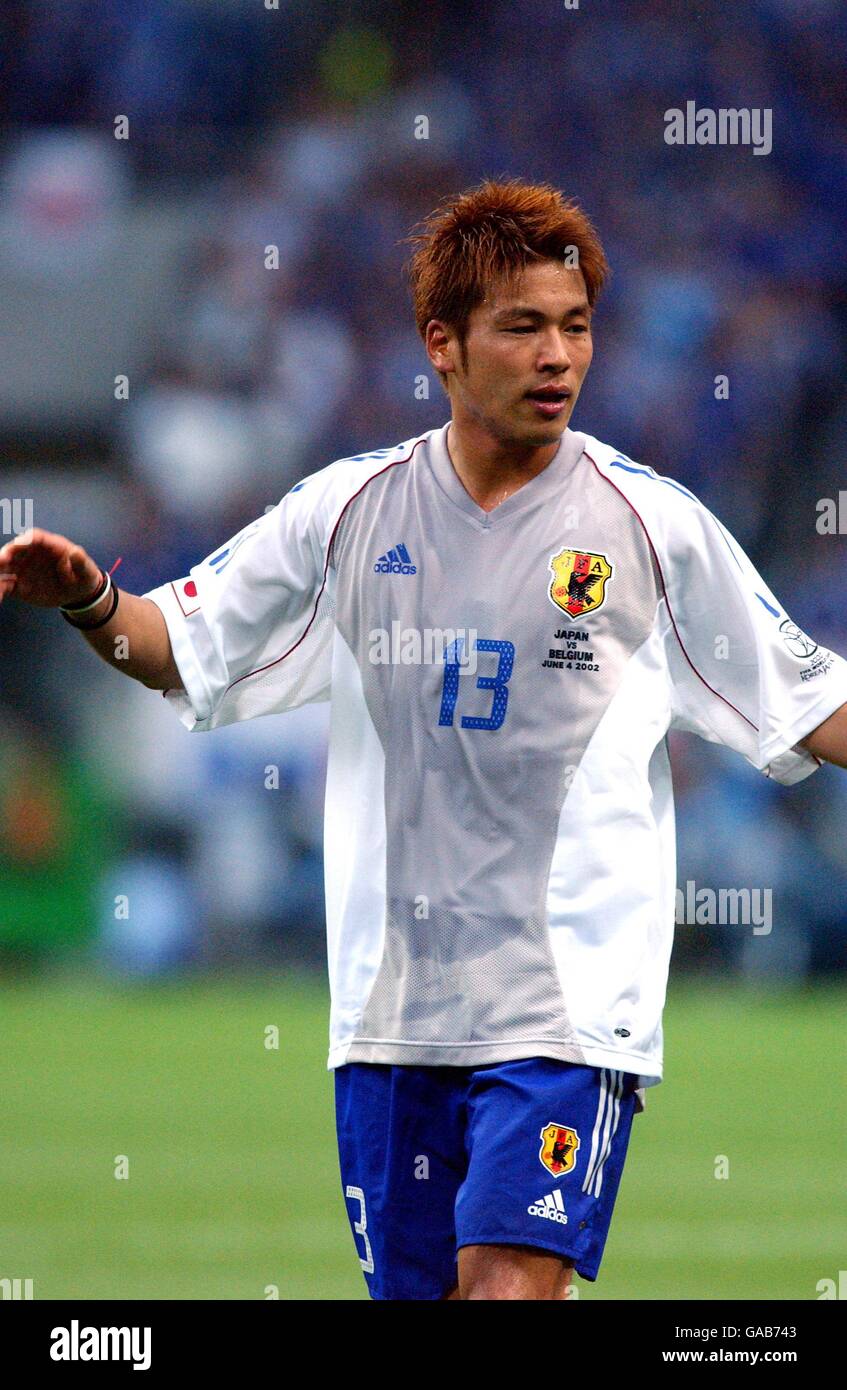 Soccer FIFA World Cup 2002 Group H Japan v Belgium. Atsushi