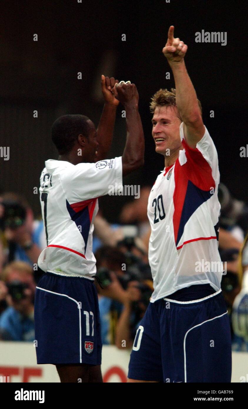 Soccer FIFA World Cup 2002 Group D USA v Portugal Stock Photo Alamy
