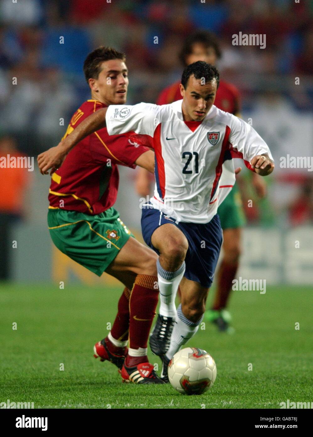 Soccer -Fifa World Cup 2002 - Group D - USA v Portugal Stock Photo
