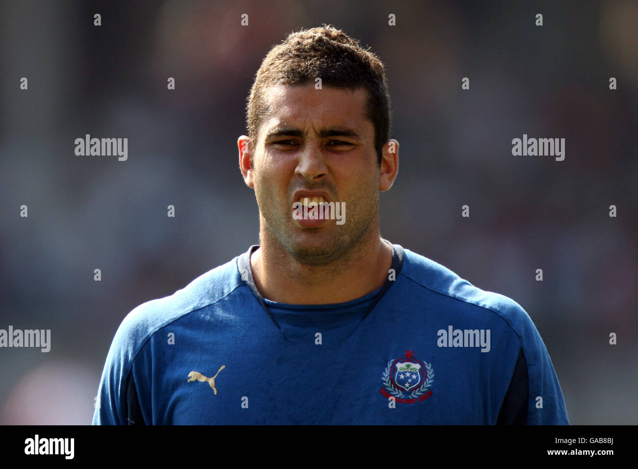 Rugby world cup 2007 samoa v tonga hi-res stock photography and images ...