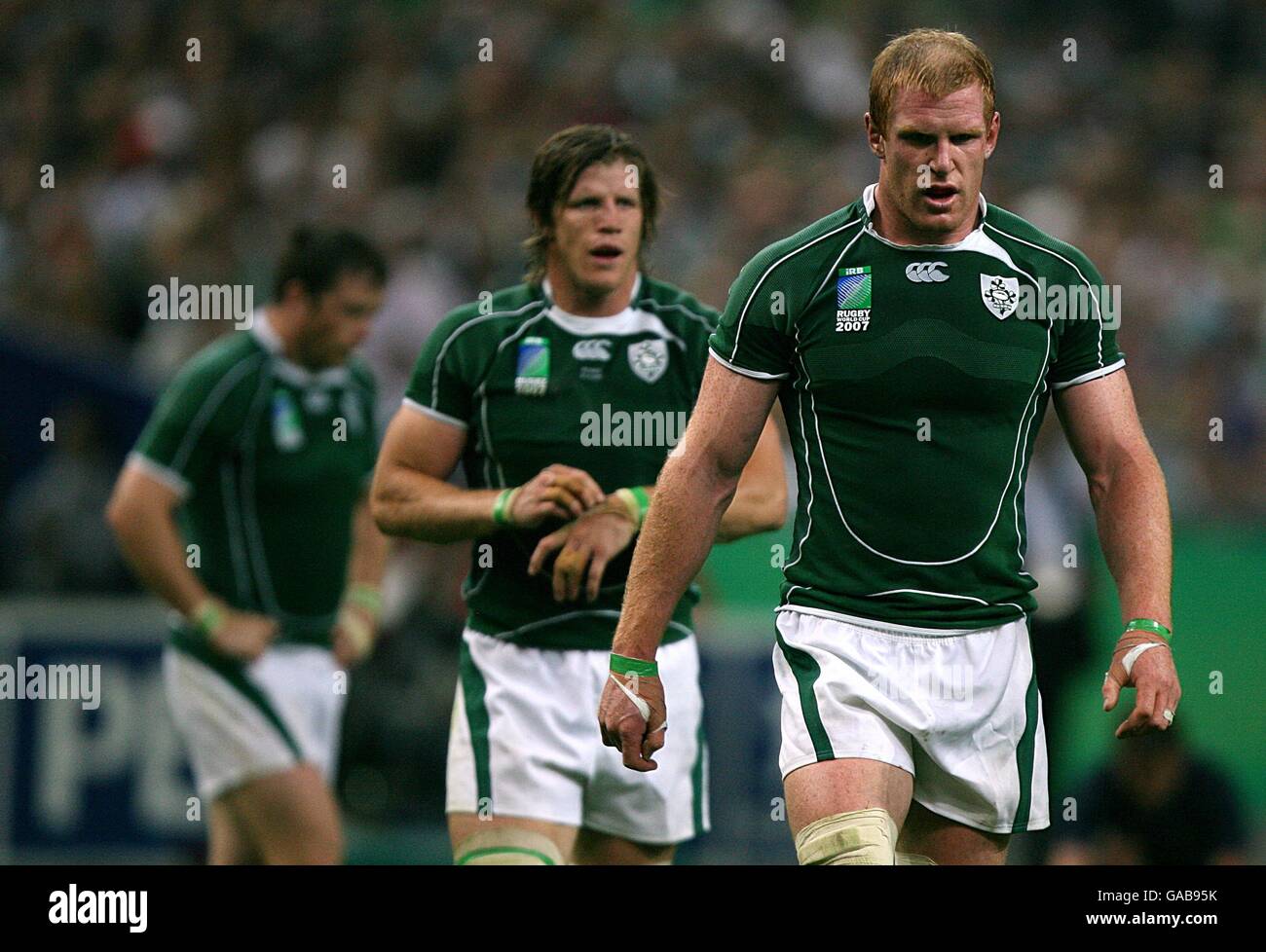 Gab Rugby Paul o'connell 2007 world cup hi-res stock photography and images - Alamy