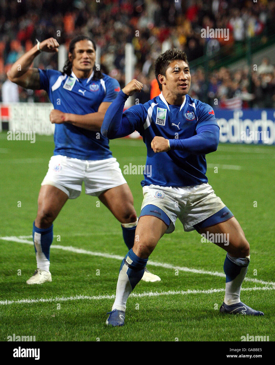 Rugby Union - IRB Rugby World Cup 2007 - Pool A - Samoa v USA - Stade Geoffrey-Guichard Stock Photo