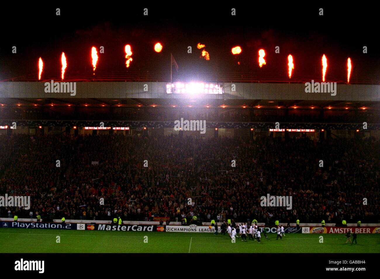 Liverpool vs Real Madrid: Fireworks set off in the middle of night