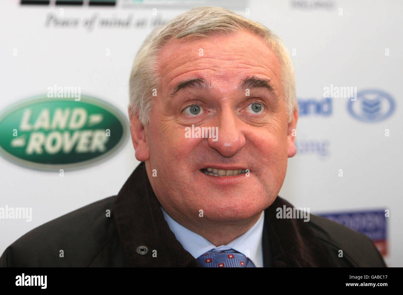 Warm greeting for Ahern at Agricultural Show Stock Photo - Alamy