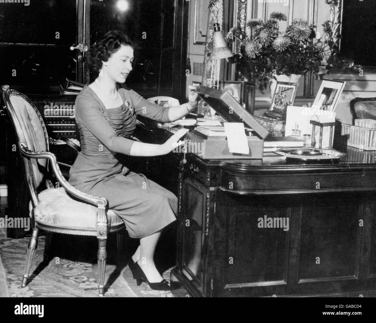 Desk in buckingham palace with one of hi res stock photography and
